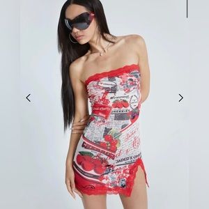 Jaded London “laced up nighty dress”